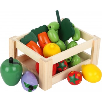 Cos cu fructe si legume pentru copii +3 ani